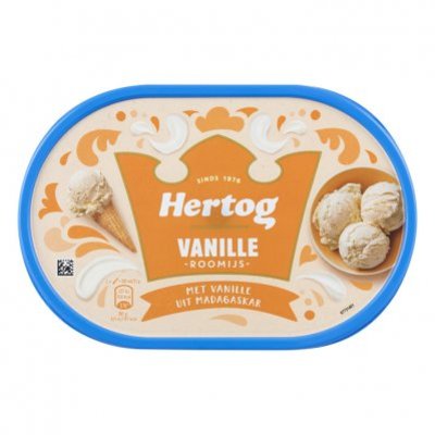 Hertog IJs romige vanille